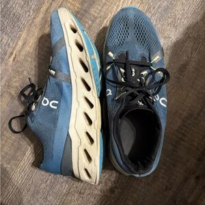 On Running Men's Athletic Shoes - Blue and Black